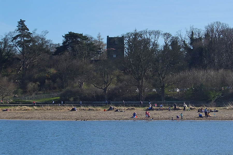 Cramond Tower Castle in Edinburgh, Midlothian Stravaiging around